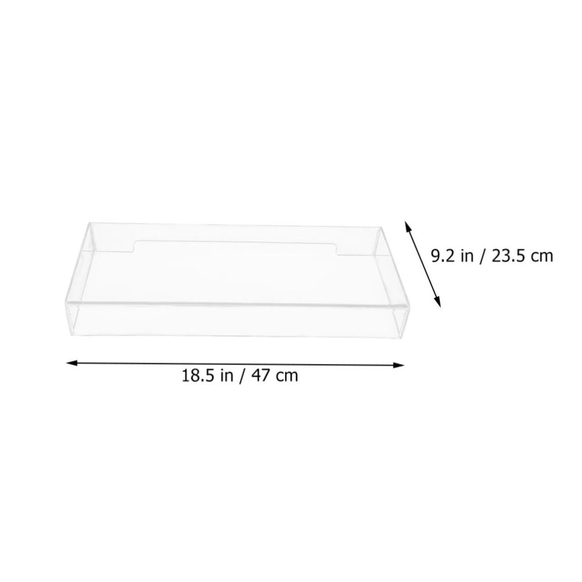 Transparente Tastaturschutzhülle Staubschutz für Acryl mit Desktop