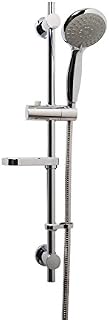 Croydex Flexi Fix Three Function Shower Set Chrome, Metal, 68 x 15.5 x 70 cm