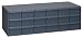Durham 030-95 Gray Cold Rolled Steel Storage Cabinet, 33-3/4" Width x 12-7/8" Height x 11-3/4" Depth, 18 Drawer