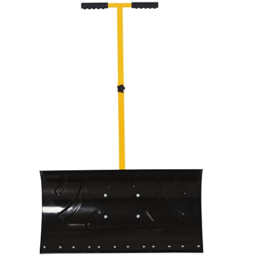 Outsunny US843-002YL0131 Snow Shovel With Wheels thumb #8