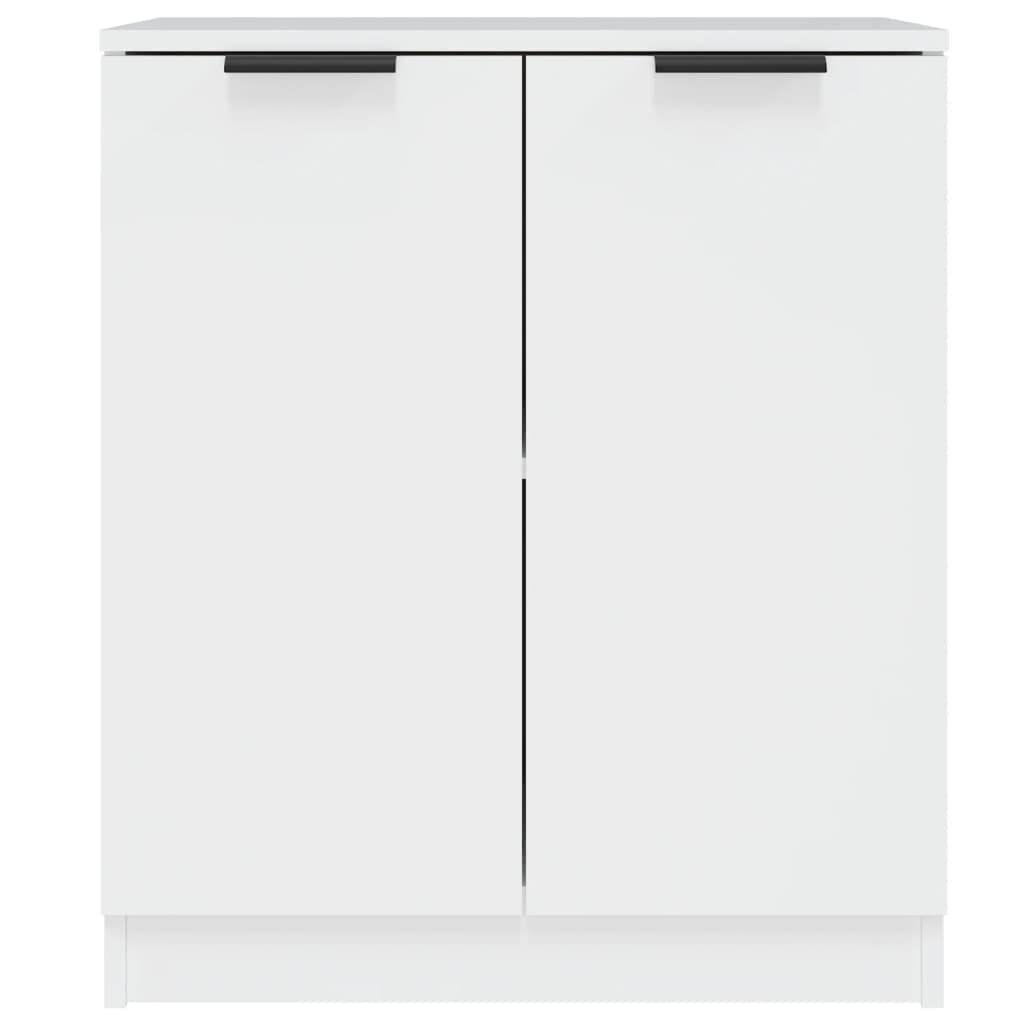 vidaXL Buffet Armoire de Rangement Organisateur de Maison Meuble de Rangement Armoire de Salon Intérieur Blanc 60x30x70 cm Bois d'Ingénierie