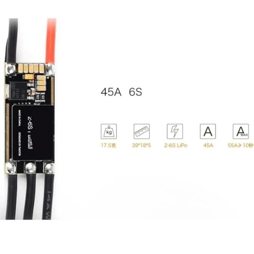 ESC 3-6S 32 bits pour fiabiliser un drone FPV ou avion RC de course