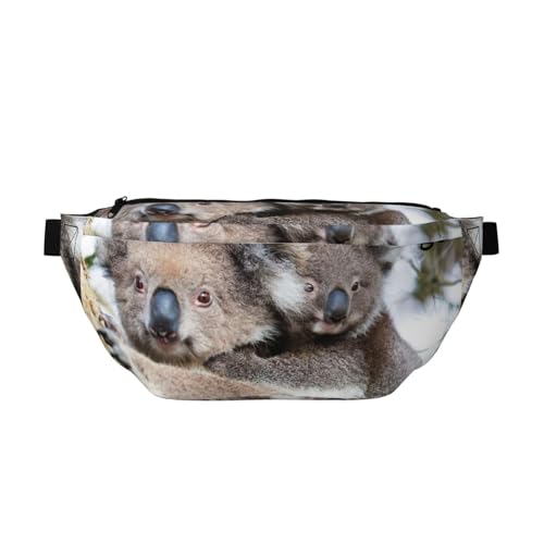 Sac banane de course à pied à imprimé koala et sangle ajustable