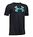 Under Armour Boys Tech Big Logo Short Sleeve, Black/Vapor, YM