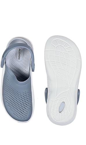 Image of Alzado Men's Classic Casual Sports Clogs /Sandals with Adjustable Back Strap for Adult | Comfortable & LightWeight| Stylish & Anti-Skid| Waterproof & Everyday Use Mules for Gents & Boys..