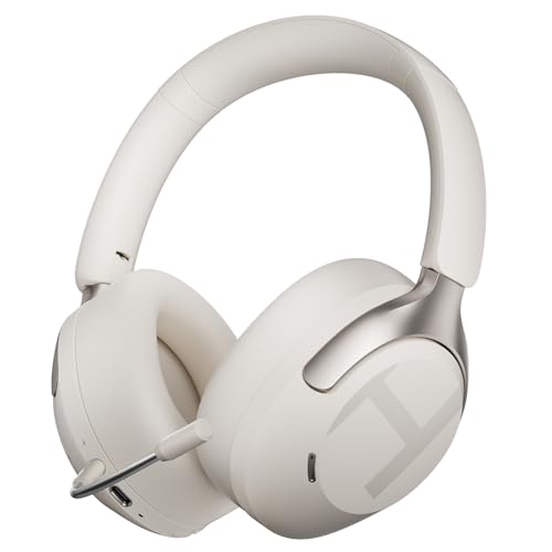 Image of HAYLOU S40 Noise Cancelling Headphones Over Ear, 50dB Hybrid ANC with Multiple Modes, LDAC Hi-Res Wireless Audio, 90H Playtime, Custom EQ via App, Bluetooth 6.0 Multipoint Connect, 5 HD Mics Call