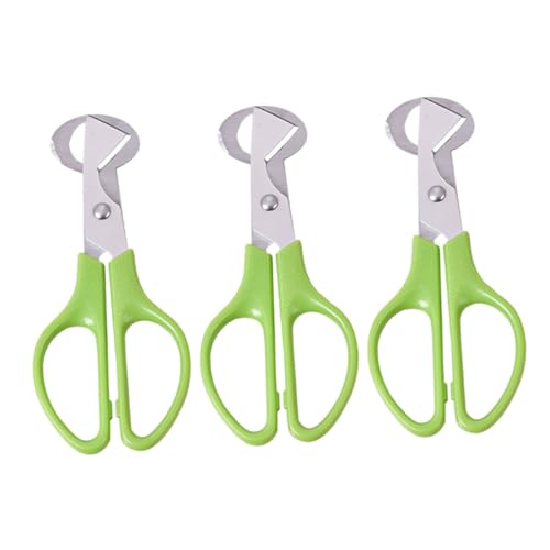 COLLBATH Quail Egg Scissors 3pcs Kitchen Egg Scissors Cutting Tool Slicer Set Opener Perfect for Home Bbq