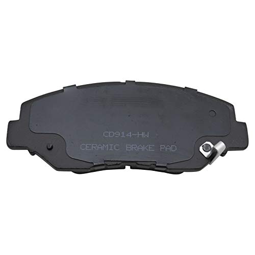 Image of TRQ Performance Front Brake Pad and Rotor Set Ceramic Drilled Slotted | For 2003-2004 Honda Accord