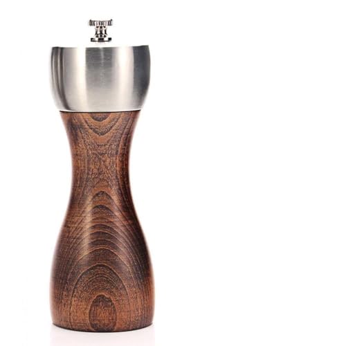 Molinillo Pimienta Molinillo De Sal Y Pimienta Molinos De Madera Mecanismos De Precisión Gourmet Y Granos De Pimienta De Sal Marina Premium Molinillo Sal(8in for salt)