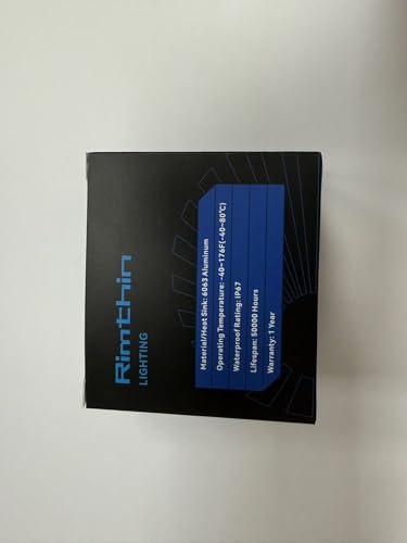 rimthin H11 Bulbs, H8 H9 Fog Light Cool White Light Bulbs, IP67 Waterproof, Pack of 2