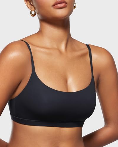 INLYRIC Women's Inbarely Bralettes Cami Bras No Underwire Wireless Seamless Unlined Comfort Sports Bra3