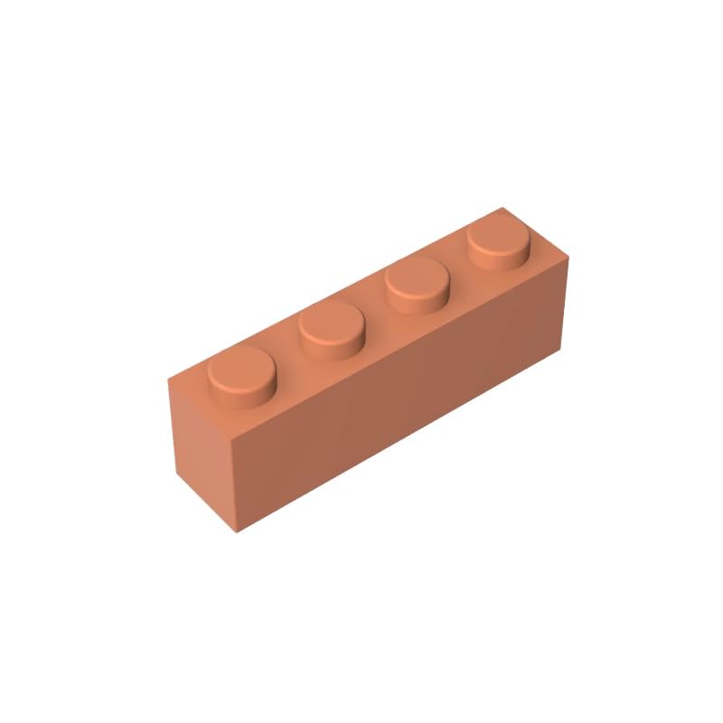 3010 Basic Bricks Brick 1x4 50 Pieces GDS-534 Compatible with Lego Building Blocks Color:Nougat
