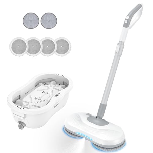 Redkey M1 Balai électrique sans Fil, Auto-nettoyant, réservoir d'eau de 250 ML, LED,capacité de...