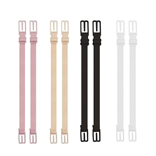 MAX COOK 8Pcs BH Träger Halter Frauen Anti-Rutsch Elastische BH Strap Clips BH Träger Clip BH Zubehör für Damenunterwäsche Cover