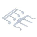 Matériau durable : fabriqué en fer robuste, lisse et résistant à la rouille ou à la flexion, garantissant des performances et une fiabilité durables.