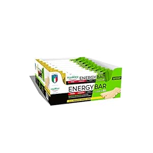 Equilibra Integratori Alimentari, Barretta Energy Bar Banana Choco Crisp, con Vitamina B1, Barretta Energetica, Gusto Banana Choco Crispy, Fornisce Zuccheri e Carboidrati, 20 Barrette da 50 g