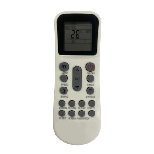 Image of Upix AC Remote No. 125 (No Backlight), Compatible /Replacement for Aux AC Remote Control (Exactly Same Remote Will Only Work)