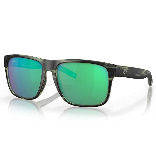 Image of Costa Del Mar Sunglasses for Men-SpearoXL Mens Polarized Sunglasses 580G 59 | Polarized Fishing Glasses with UV Protection - Costa Sunglasses for Boating, Beach & Driving - Mt. Reef /Gr. Mirror 580G