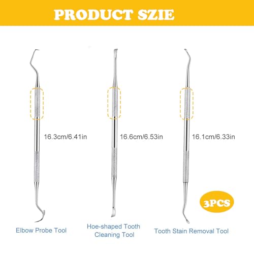 3PCS Zahnreinigung Set,Zahnsteinentferner Hund,Zahnstein Hund,Hunde Zahnsteinentferner,Zahnstein Entfernen Hund,Doppelkopf Zahnpflege Set,Scaler Für Hunde,Geeignet Für Hunde,Katzen,Haustiere