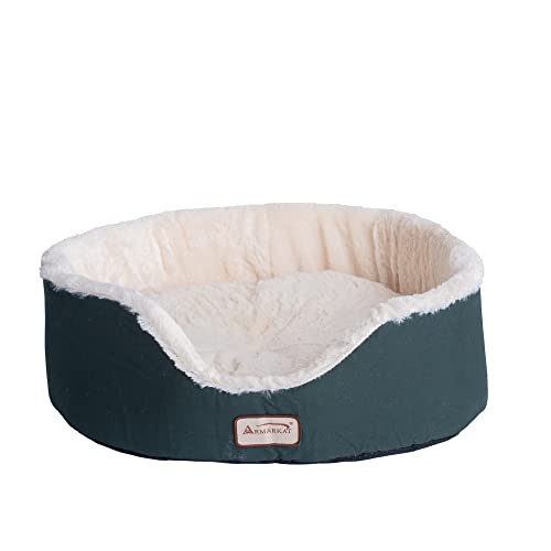 Armarkat Pet Bed 22-Inch by 19-Inch Oval, Laurel Green
