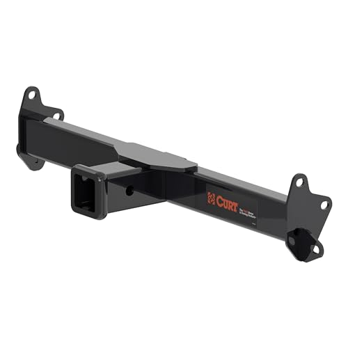 CURT 31086 Front Mounted 2 Receiver Hitch fits 2021-2025 Jeep Wrangler/Gladiator excluding Mojave Rubicon & Rubicon 392 | Rated 3500 lbs Gross Trailer Weight & 350 lbs Tongue Weight