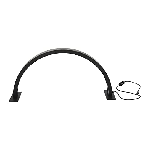 Luz de Mesa Meia-lua, Strass 100‑240 V Economizadora de Energia Luz de Mesa Meia-lua 25 W LED Preto