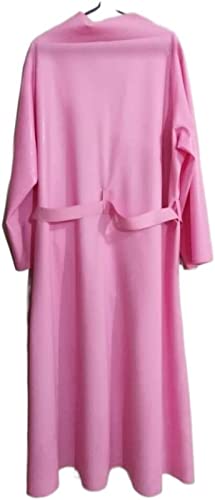 Latex Rubber Unisex Cool Pink Windbreaker Jacket,Pink,X-Large2