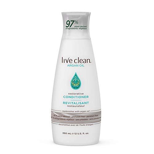 Live Clean Argan Oil Restorative Conditioner, 12 oz.