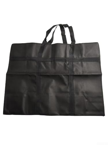 Bolsa de almacenamiento de tela Oxford con características impermeables para muebles al aire libre y organización de juguetes (negro)