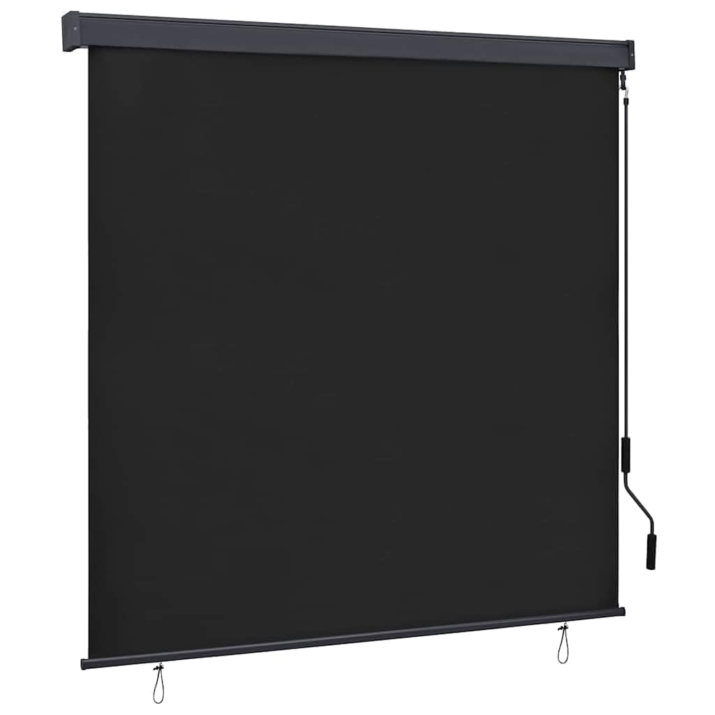 Vidaxl Roller Blind 180 X 250 Cm Fabric And Aluminum Anthracite