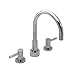 Newport Brass 3-1506/10B Oil Rubbed Bronze East Linear Double Handle Roman Tub Faucet with Metal Lever Handles