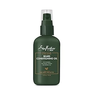 SheaMoisture Beard Conditioning Oil for a Full Beard Maracuja Oil and Shea Butter to Moisturize and Soften 3.2 oz