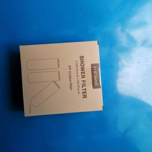 Miniwell PP Cotton Filter Replacement 3 Pc in 1 Pack for Shower Filter L720-Plus
