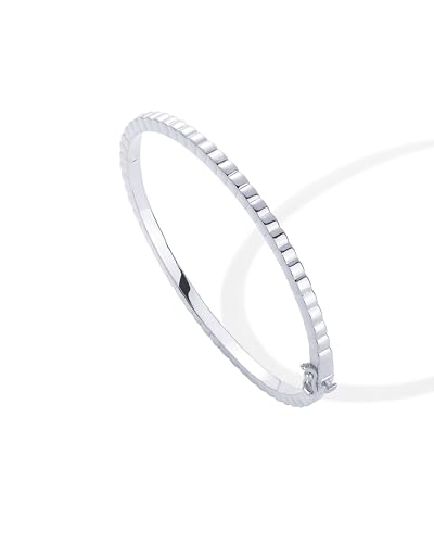 PAVOI 14K Gold Plated Cubic Zirconia Bangle Tennis Bracelets for Women | Classic Love Cuff Bangle Bracelets3