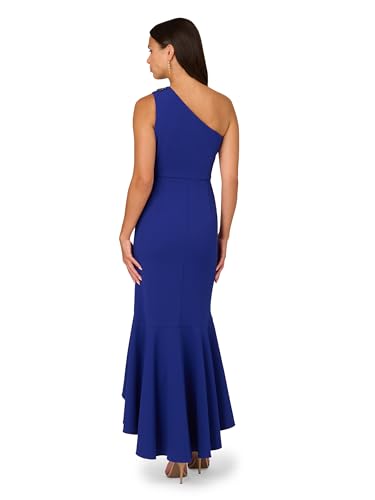 Image of Adrianna Papell Women's Beaded Knit Crepe Gown