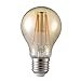 Produktbild Nordlux LED Filament Allgebrauchslampe, E27 2.8W 2000K 200lm 300°, Ø 6cm, Höhe 10.4cm, Gold