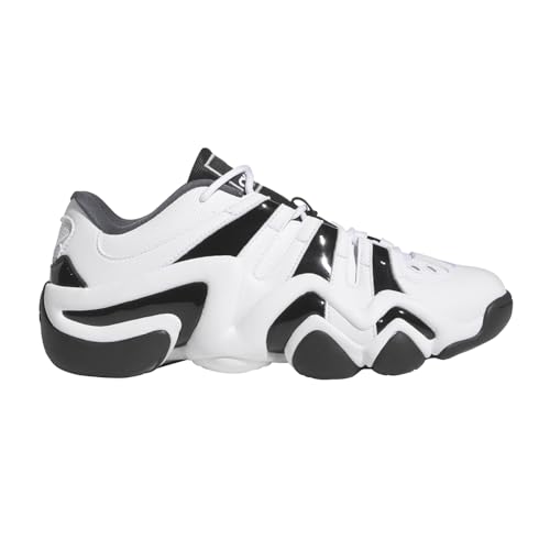 adidas Mens Crazy 8 Low Lace Up Sneakers Shoes Casual - White