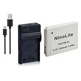 NinoLite 3点セット NB-6L / NB-6LH 互換 バッテリー +USB型 充電器 +海外用交換プラグ 、キャノン Canon 対応 dc23nb6l