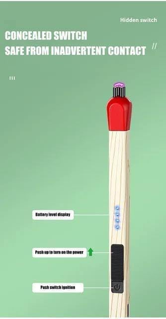 GAMVN Match Stick Gas Lighter with USB Cable - Image 6