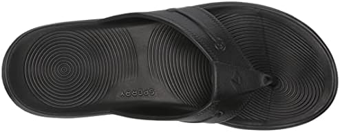 Sperry Men's Windward Float Thong Flip-Flop, Black, 8 | Image 4