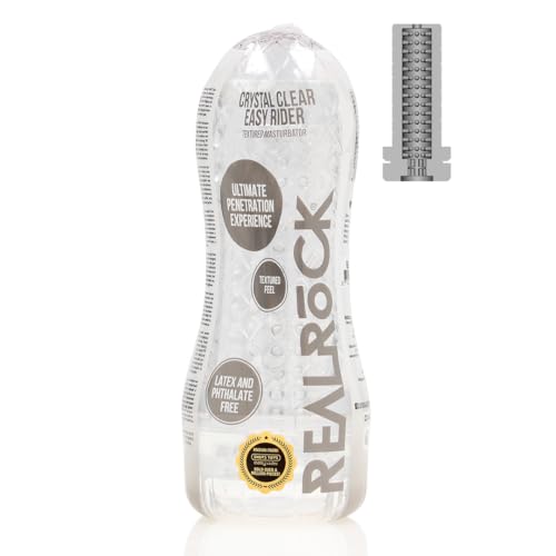RealRock by SHOTS Easy Rider Masturbateur texturé Transparent