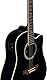 EKO - Ranger CW EQ Black Elektrische Akustikgitarre, Bänder und Boden, Lindengriff, Farbe Schwarz
