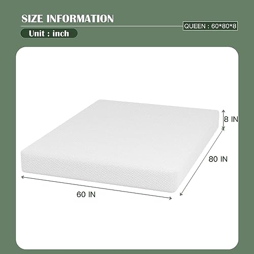 Image of PayLessHere | 8 Inch Queen Mattress | Medium Firm Base Foam Mattress