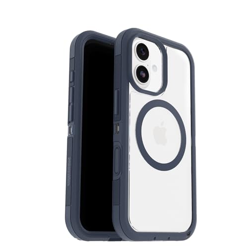 Image of OtterBox iPhone 17 Defender Series Pro XT Clear Case - Baby Blue Clear - Tough, Rugged & Durable iPhone Case, Snaps on MagSafe