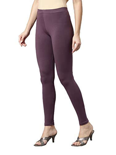 Image of GO COLORS Women Slim Cotton Leggings
