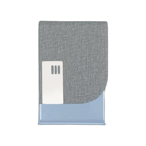Giftana Card Holder/Visiting/Debit/Credit Business Card Holders for Men and Women, Steel Slim Pocket Card Holder with Magnetic Shut, Birthday Gifts, Corporate Gift for Employees (Grey)