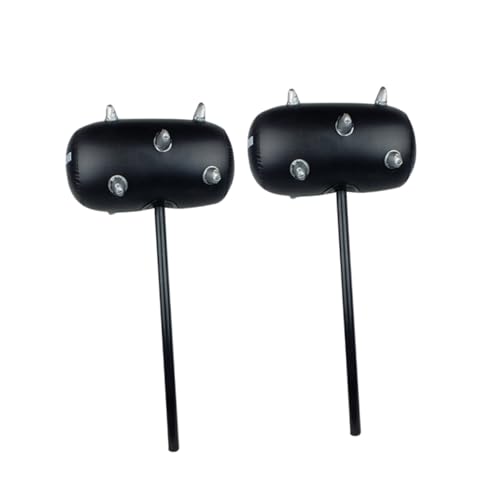 CIYODO 2Pcs Inflatable Hammer for PVC Party Prop for Pool Fun and Birthday Celebrations Lightweight and Easy to Inflate