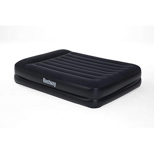 Bestway Aeroluxe Airbed, Luftbett mit eingebauter Elektropumpe, Queensize 203x152x46 cm