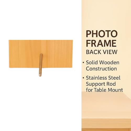 Image of Customized Personalised Engraved Wooden Photo Frame For Gift, All Shapes and Sizes for Everyone (ZigZag-11x7.5)