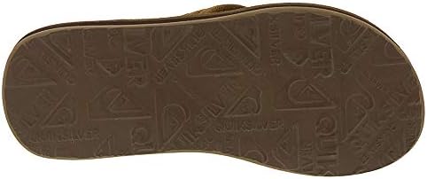 Quiksilver boys Carver Suede Youth Kids Flip Flip Sandal, Tan - Solid, 6 Big Kid US | Image 2